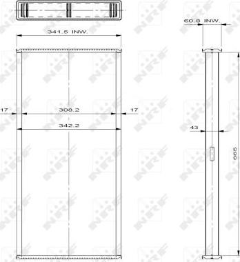 NRF 29728 - Retino radiatore, Raffreddamento motore www.autoricambit.com