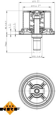 NRF 725099 - Termostato, Refrigerante www.autoricambit.com