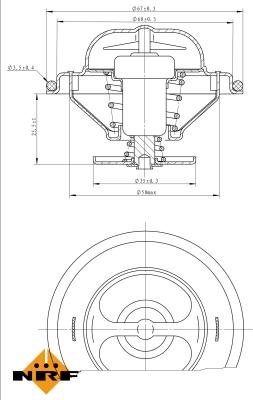 NRF 725096 - Termostato, Refrigerante www.autoricambit.com