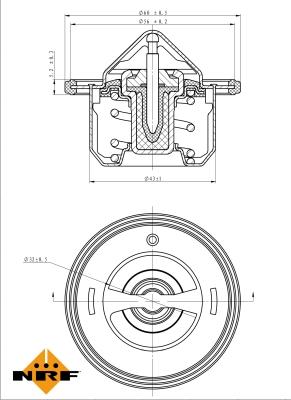 NRF 725097 - Termostato, Refrigerante www.autoricambit.com