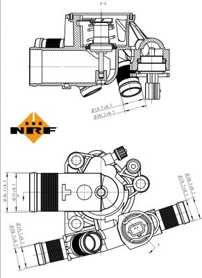 NRF 725045 - Termostato, Refrigerante www.autoricambit.com