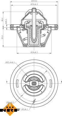 NRF 725065 - Termostato, Refrigerante www.autoricambit.com