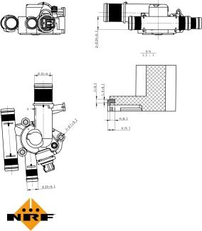 NRF 725011 - Termostato, Refrigerante www.autoricambit.com