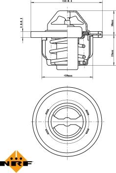 NRF 725150 - Termostato, Refrigerante www.autoricambit.com