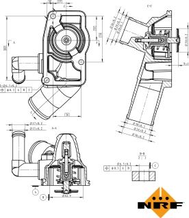 NRF 725157 - Termostato, Refrigerante www.autoricambit.com