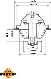 NRF 725162 - Termostato, Refrigerante www.autoricambit.com