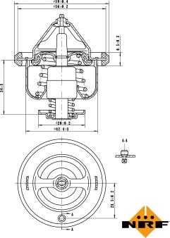 NRF 725108 - Termostato, Refrigerante www.autoricambit.com