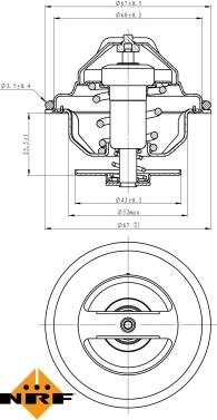 NRF 725188 - Termostato, Refrigerante www.autoricambit.com