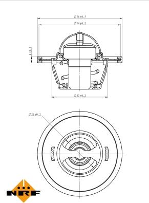 NRF 725135 - Termostato, Refrigerante www.autoricambit.com