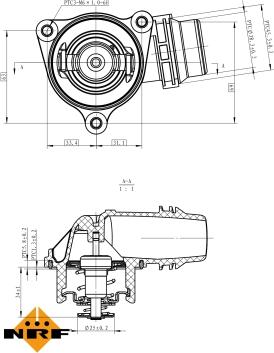 NRF 725222 - Termostato, Refrigerante www.autoricambit.com