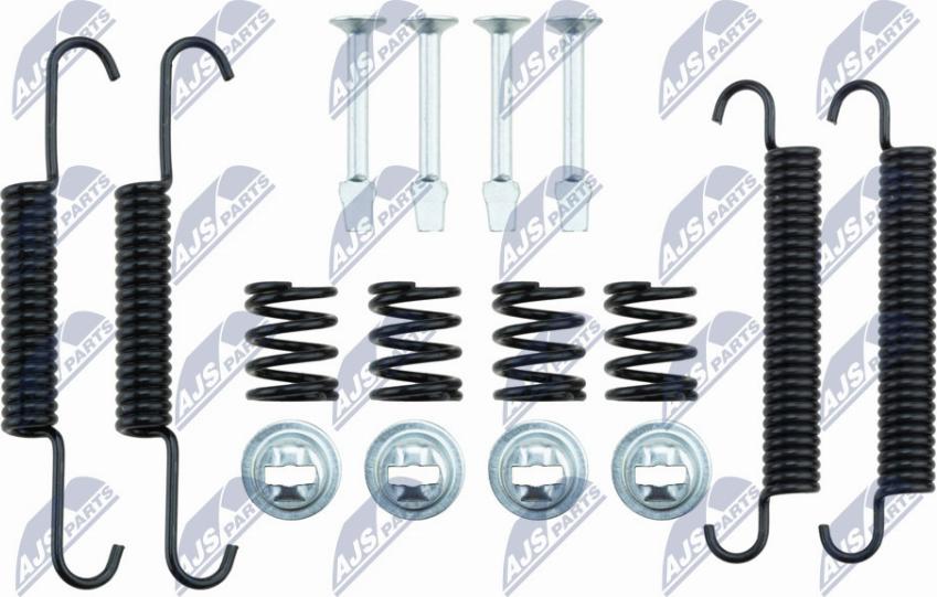 NTY HSR-HY-501 - Kit accessori, Ganasce freno stazionamento www.autoricambit.com