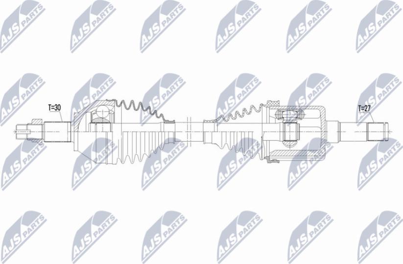 NTY NPW-AR-020 - Albero motore/Semiasse www.autoricambit.com