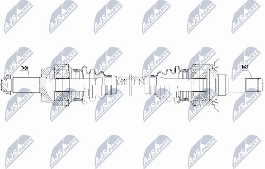 NTY NPW-BM-069 - Albero motore/Semiasse www.autoricambit.com