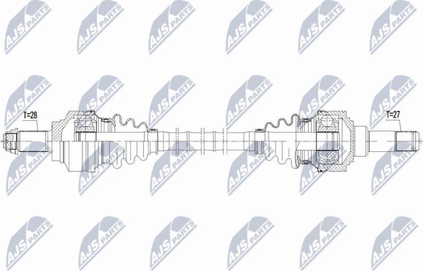 NTY NPW-BM-111 - Albero motore/Semiasse www.autoricambit.com