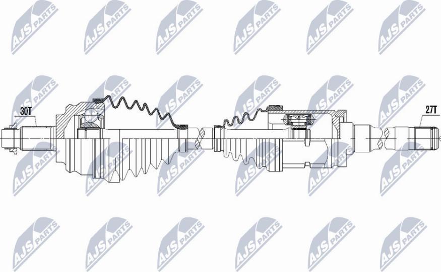 NTY NPW-BM-117 - Albero motore/Semiasse www.autoricambit.com