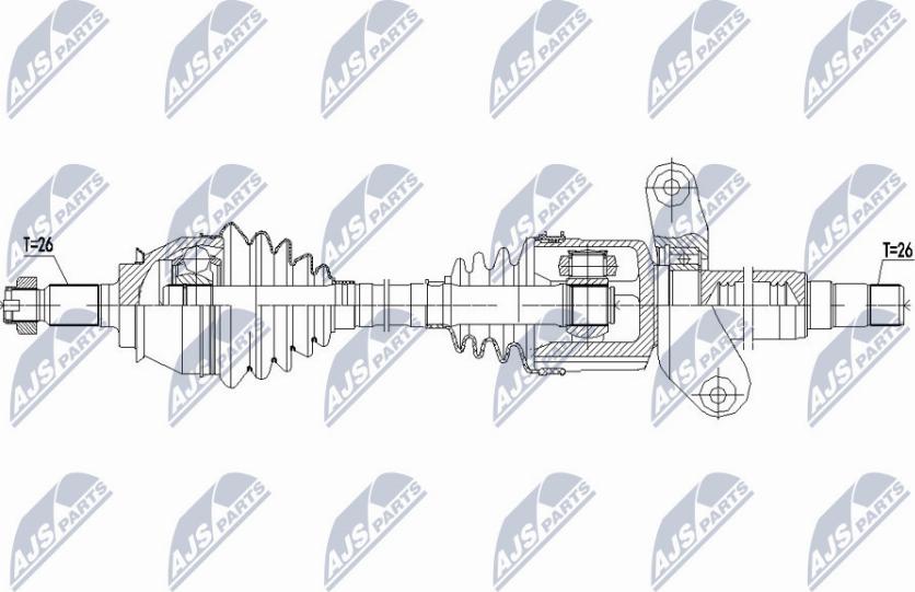 NTY NPW-BM-137 - Albero motore/Semiasse www.autoricambit.com