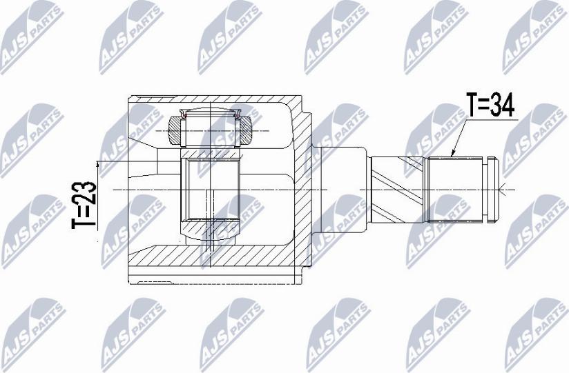 NTY NPW-BM-124 - Kit giunti, Semiasse www.autoricambit.com