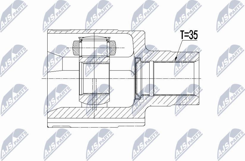 NTY NPW-BM-122 - Kit giunti, Semiasse www.autoricambit.com