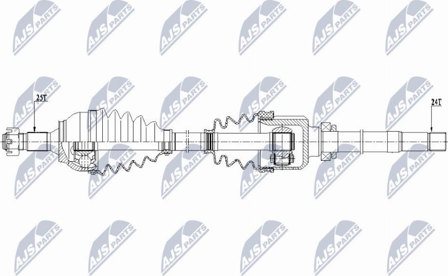 NTY NPW-CT-079 - Albero motore/Semiasse www.autoricambit.com