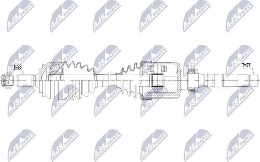 NTY NPW-CT-121 - Albero motore/Semiasse www.autoricambit.com