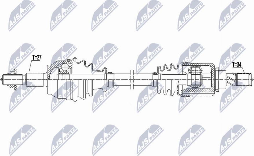 NTY NPW-FR-139 - Albero motore/Semiasse www.autoricambit.com