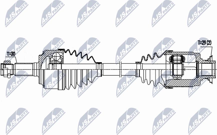 NTY NPW-HD-089 - Albero motore/Semiasse www.autoricambit.com