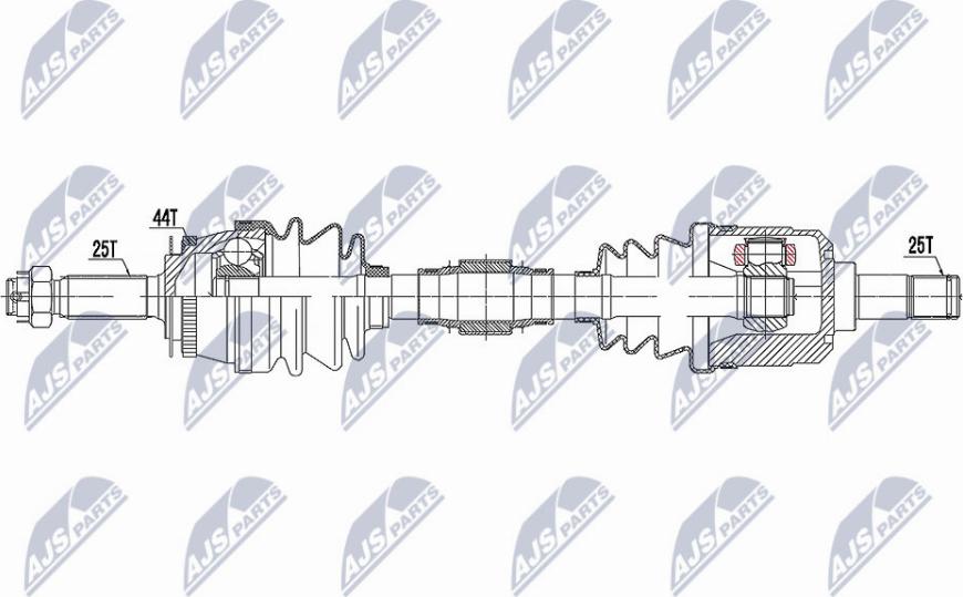 NTY NPW-HY-593 - Albero motore/Semiasse www.autoricambit.com