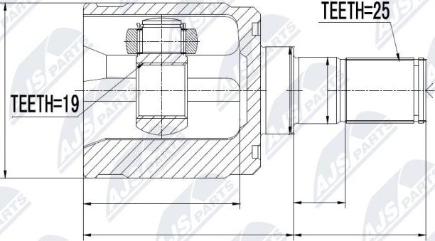 NTY NPW-HY-518 - Kit giunti, Semiasse www.autoricambit.com