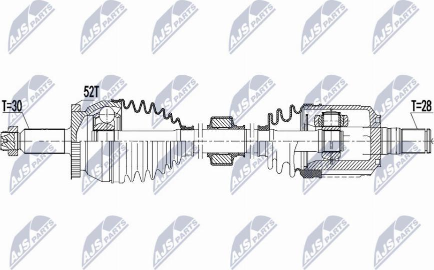 NTY NPW-HY-583 - Albero motore/Semiasse www.autoricambit.com