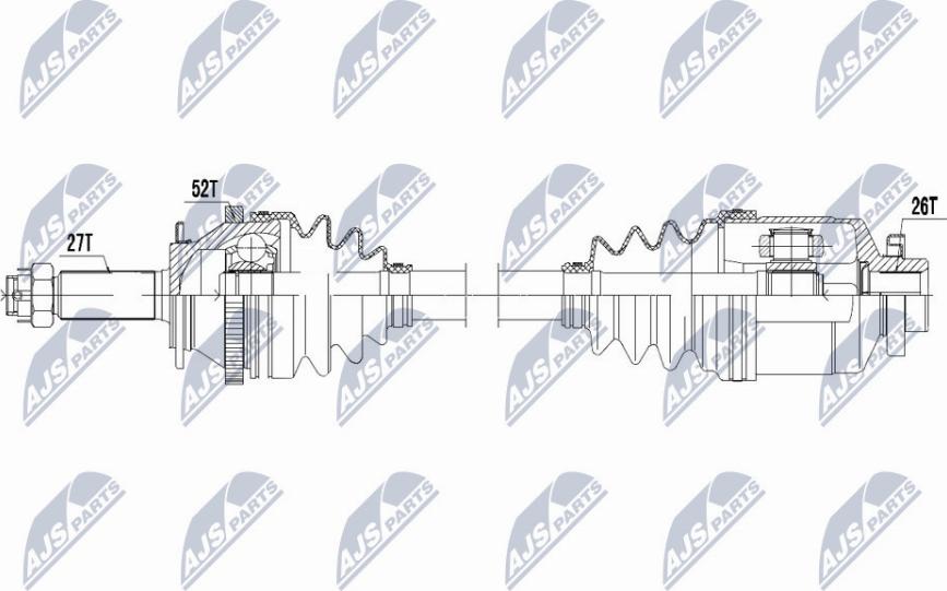 NTY NPW-HY-526 - Albero motore/Semiasse www.autoricambit.com