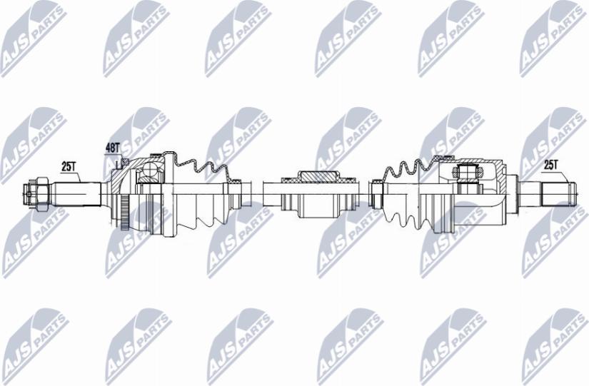 NTY NPW-HY-605 - Albero motore/Semiasse www.autoricambit.com