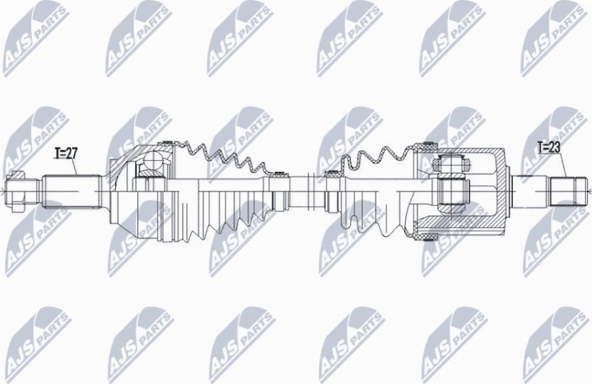 NTY NPW-JG-004 - Albero motore/Semiasse www.autoricambit.com