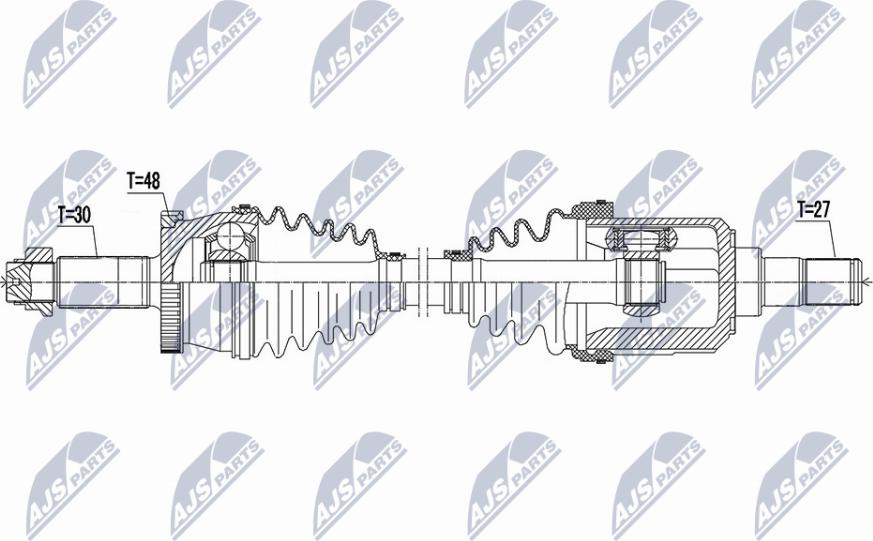 NTY NPW-KA-400 - Albero motore/Semiasse www.autoricambit.com