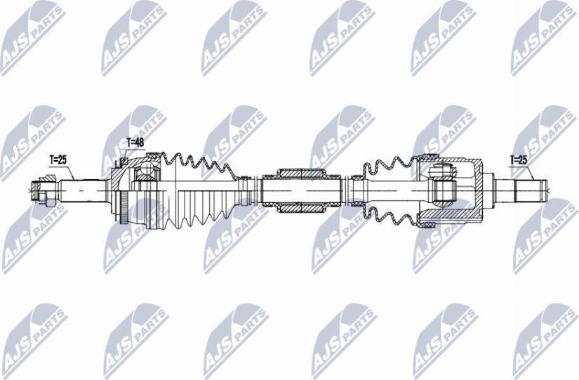 NTY NPW-KA-382 - Albero motore/Semiasse www.autoricambit.com