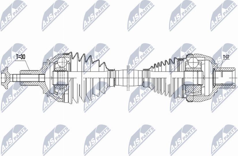 NTY NPW-ME-059 - Albero motore/Semiasse www.autoricambit.com