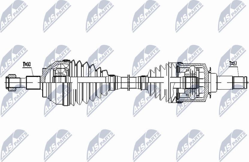 NTY NPW-ME-055 - Albero motore/Semiasse www.autoricambit.com