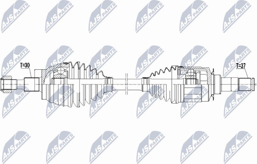 NTY NPW-ME-051 - Albero motore/Semiasse www.autoricambit.com