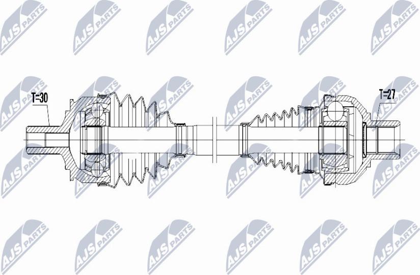 NTY NPW-ME-067 - Albero motore/Semiasse www.autoricambit.com