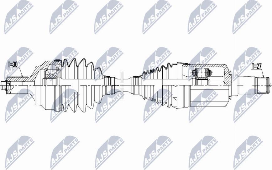 NTY NPW-ME-104 - Albero motore/Semiasse www.autoricambit.com