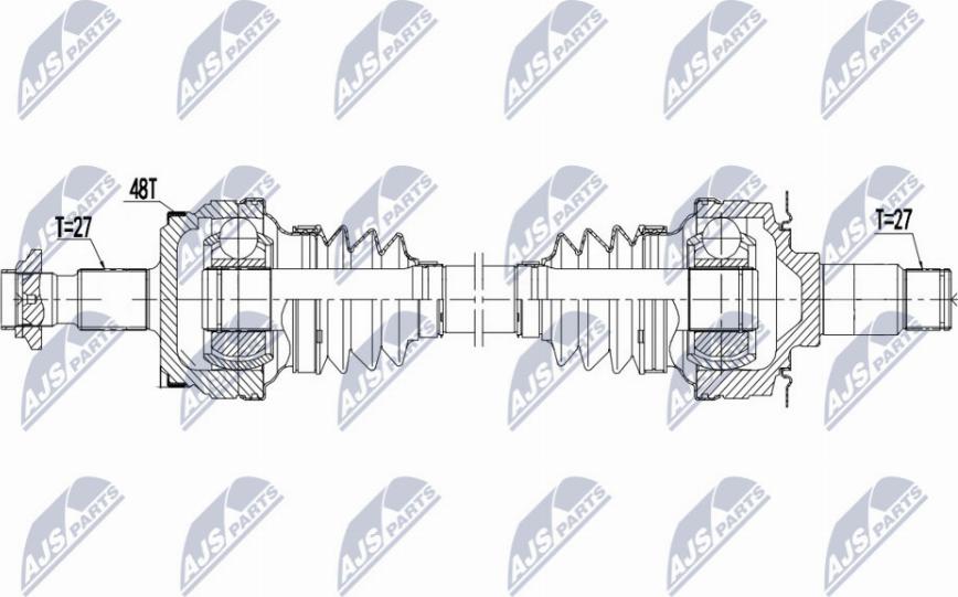 NTY NPW-ME-138 - Albero motore/Semiasse www.autoricambit.com