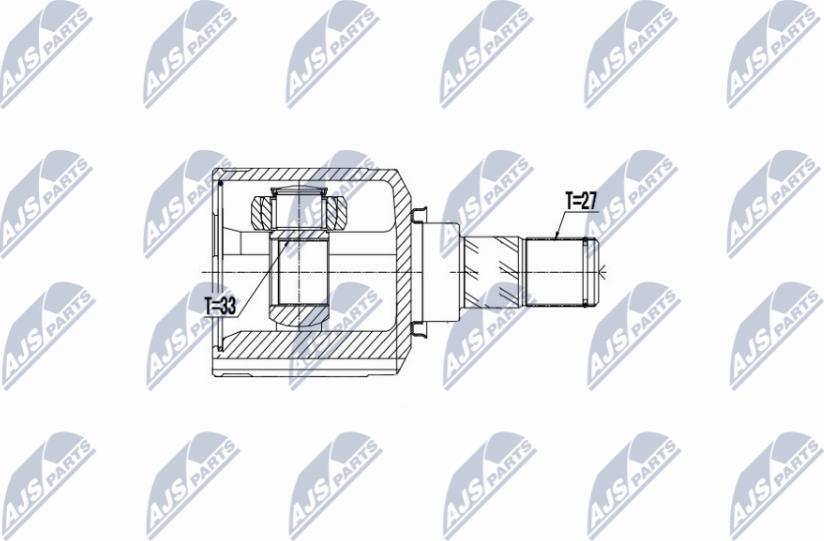 NTY NPW-MS-052 - Kit giunti, Semiasse www.autoricambit.com