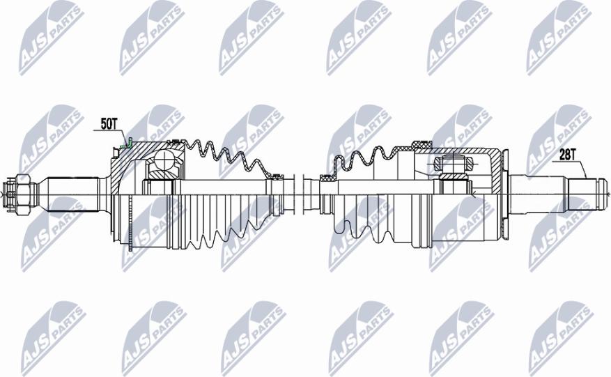 NTY NPW-MS-079 - Albero motore/Semiasse www.autoricambit.com