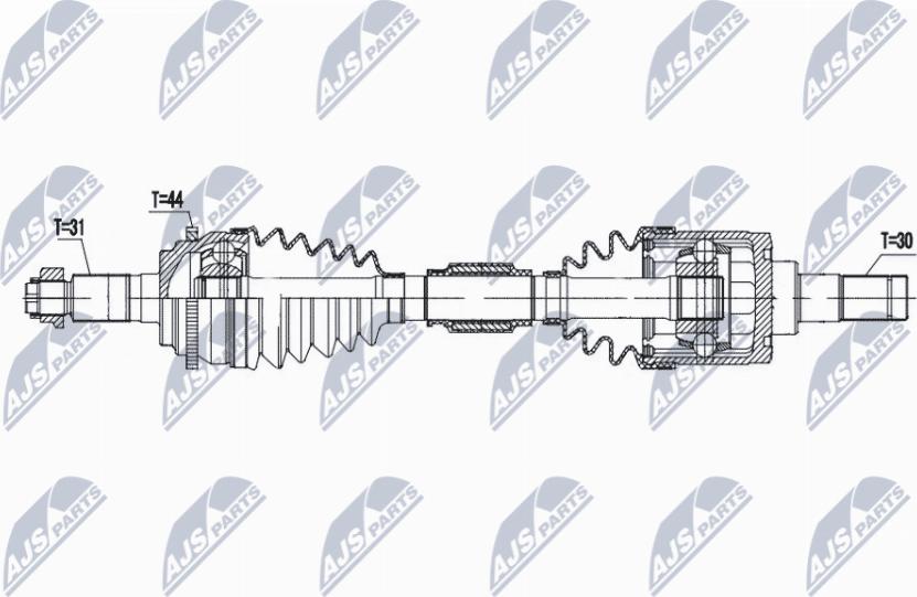 NTY NPW-MZ-088 - Albero motore/Semiasse www.autoricambit.com