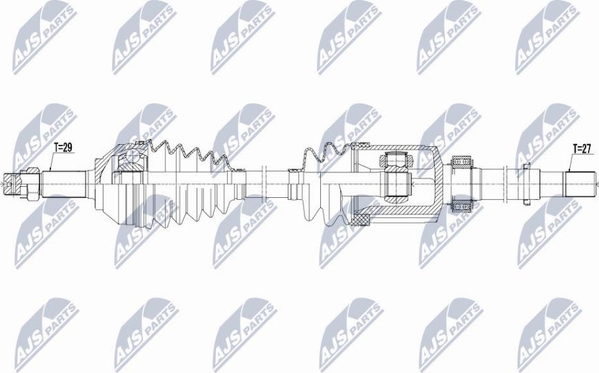 NTY NPW-NS-056 - Albero motore/Semiasse www.autoricambit.com