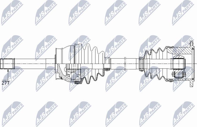 NTY NPW-NS-084 - Albero motore/Semiasse www.autoricambit.com