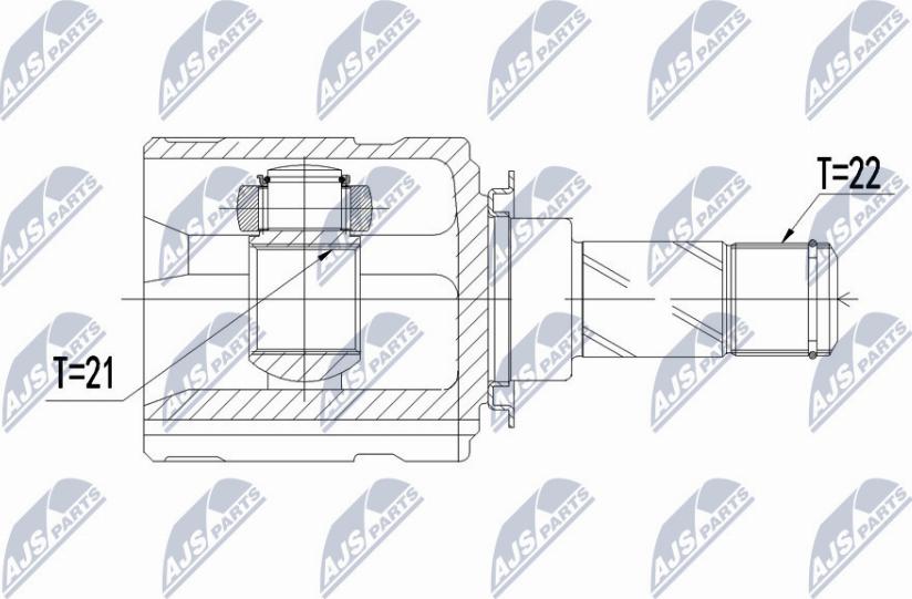 NTY NPW-PL-064 - Kit giunti, Semiasse www.autoricambit.com