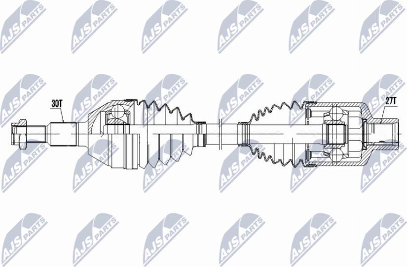 NTY NPW-PL-144 - Albero motore/Semiasse www.autoricambit.com