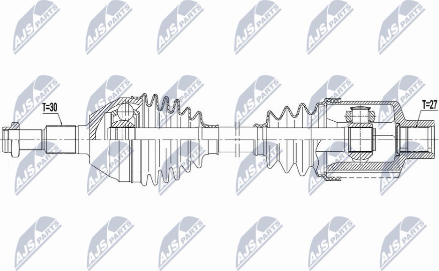 NTY NPW-PL-146 - Albero motore/Semiasse www.autoricambit.com