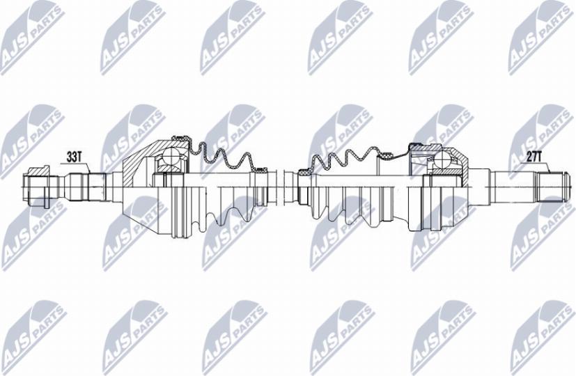 NTY NPW-PL-139 - Albero motore/Semiasse www.autoricambit.com