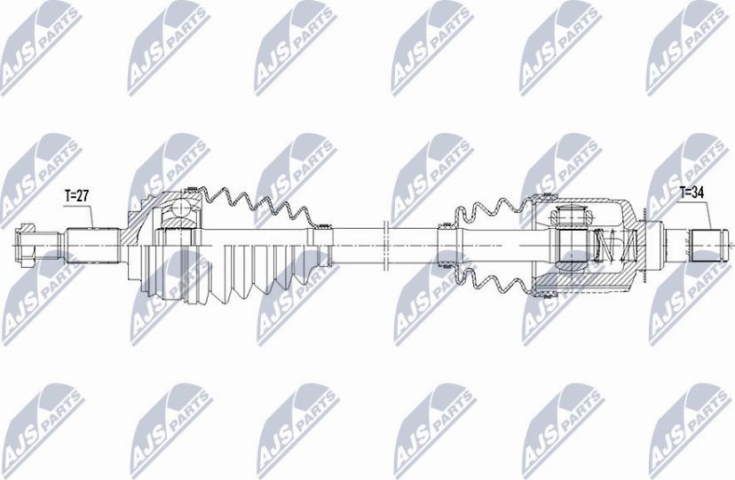 NTY NPW-RE-081 - Albero motore/Semiasse www.autoricambit.com